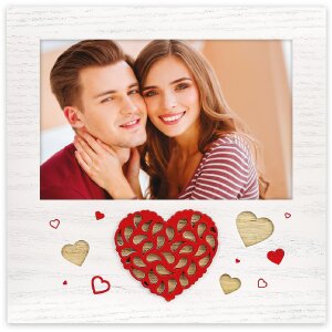Фоторамка Paula 10x15 см Серця WH2646