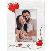 Деревяна фоторамка Zoe 10x15 см Серця WH4846