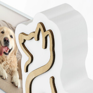 Акрилова деревяна фоторамка Руді 10x15 см для собак