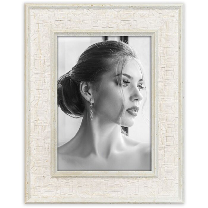 Фоторамка ZEP PERTH, біла, 10x15 см, з ПС, для стіни чи столу
