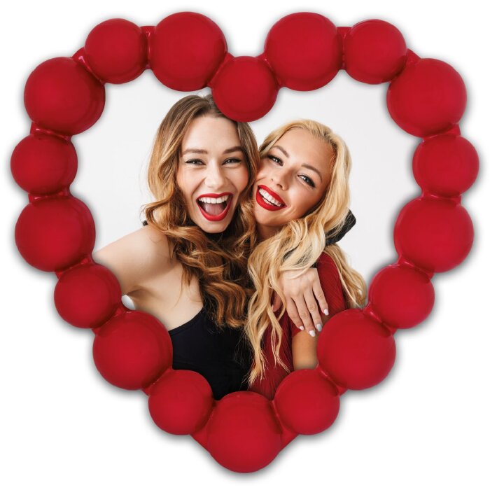 ZEP Jodie Фоторамка 13x13 см червона у формі серця