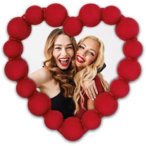 ZEP Jodie Фоторамка 13x13 см червона у формі серця