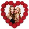 ZEP Jodie Фоторамка 13x13 см червона у формі серця