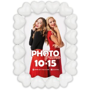 ZEP Bilderrahmen Margherita weiß 10x15 cm ACW46