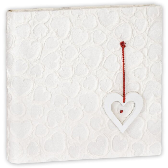 Фотоальбом ZEP Althea III, білий, 25x25 см, з твердим переплетом та пергаментними вставками