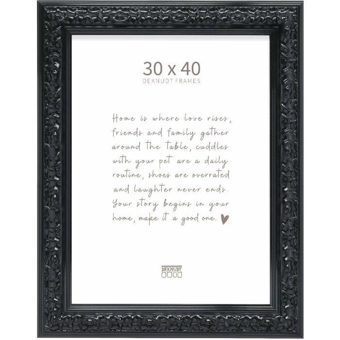 Декнут дерев’яний рамка S996K2 30x40 см чорний