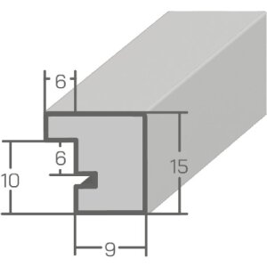 MendeFrames Деревяна фоторамка "Корінь" 13x18 см, музейне скло