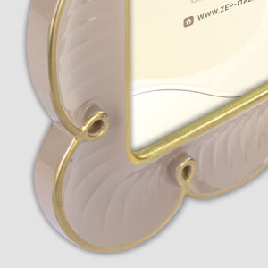 ZEP Фоторамка Nuvola 10x15/13x18 Коричнева/Біла Квіткова форма