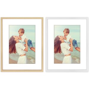 ZEP Фоторамка Alice Белая/Натур. 30x30/30x40 см