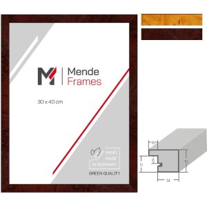 MendeFrames H14C Фоторамка из массива дерева с декором...