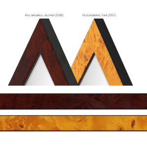 MendeFrames Настінне дзеркало H14D корінь темний 40x50 см