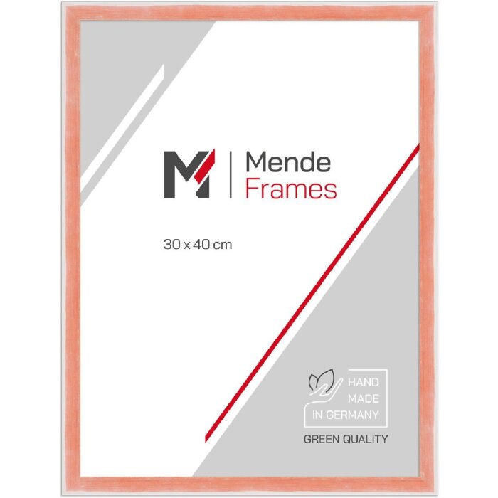 Деревяна рамка MendeFrames H080 Apricot 20x40 см з штучним склом
