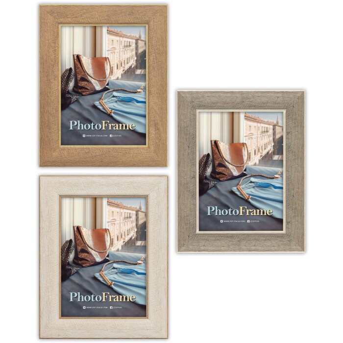 ZEP Фоторамка OLBIA Дерево 10x15-30x40 см Коричневий Сірий Білий Скло