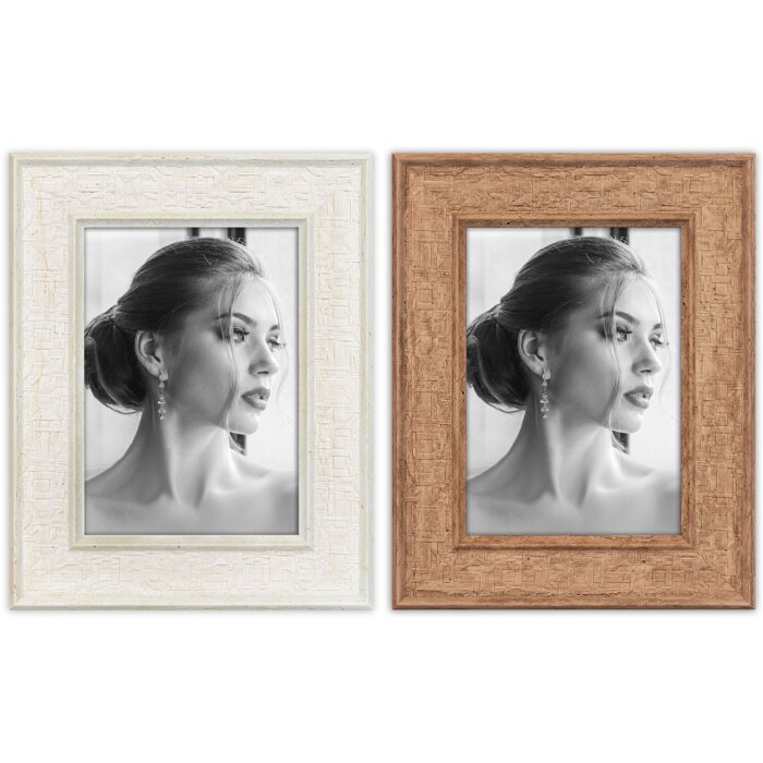 Фоторамка Perth Біла/Натуральна 10x15/13x18/15x20, під дерево