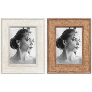 Фоторамка Perth Біла/Натуральна 10x15/13x18/15x20, під дерево