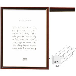 Deknudt S407H2 Коричневая фоторамка из дерева 10x15-30x40 см