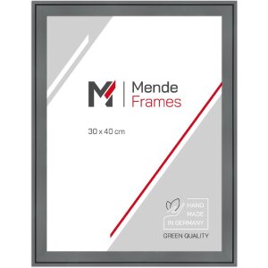 Деревяна рамка MendeFrames H120, сірого кольору, 30x90 см, з музеєвим склом