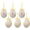 Clayre & Eef 65908 Набір підвісних яєць 6 шт Ø 7x10 см