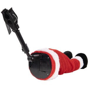 Clayre & Eef 66347 Різдвяний декор Ноги Санта Клауса 30x13x54 см Червоний