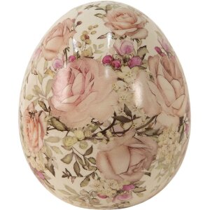 Clayre & Eef Декоративне яйце Ø 7x9 см...