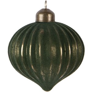 Кулька до новорічної ялинки Clayre & Eef Ø 8x9 см Зелена