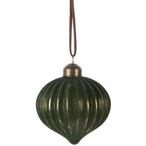 Кулька до новорічної ялинки Clayre & Eef Ø 8x9 см Зелена