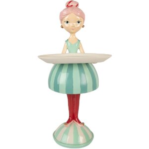 Clayre & Eef Декорація Дитина з Мискою 18x16x38 см...