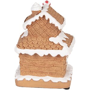 Clayre & Eef 6PR5867 Декоративний будинок зі світлодіодами 11x10x17 см