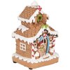 Clayre & Eef 6PR5867 Декоративний будинок зі світлодіодами 11x10x17 см