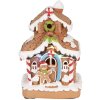 Clayre & Eef 6PR5867 Декоративний будинок зі світлодіодами 11x10x17 см
