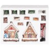 Clayre & Eef Набір декоративних будиночків з LED 17 шт 9x8x13 см