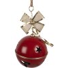 Clayre & Eef 6Y5906 Декоративний дзвінок червоно-золотистий Ø 24x49 см
