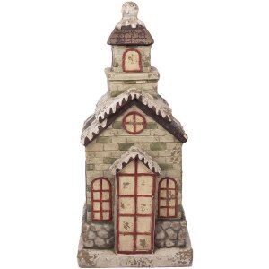 Clayre & Eef 5MG0070 Декорація Будинок 36x30x80 см...