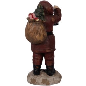 Clayre & Eef Декор Різдвяний Дід Мороз 37x39x82 см