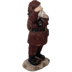 Clayre & Eef Декор Різдвяний Дід Мороз 37x39x82 см