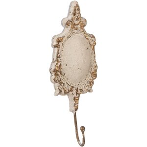 Вішалка на стіну Clayre & Eef 6Y5982, сільськогосподарський стиль, бежевий колір