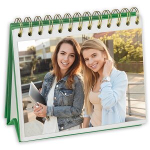 ZEP Спіральний фотоальбом самоклеючий на підставці 20 арк. Червоний/Зелений/Сірий 10x15/13x19