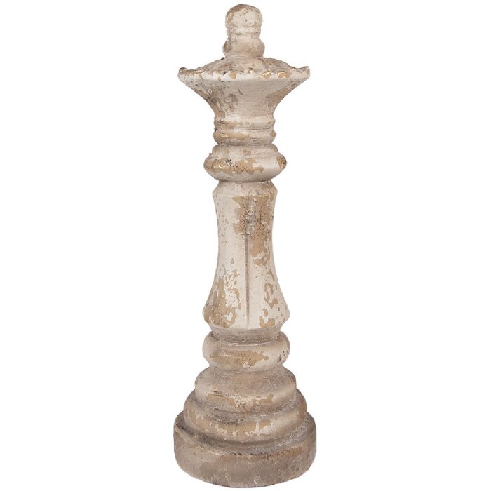 Декоративний орнамент Clayre & Eef у формі шахової фігури, Ø 13x40 см