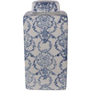 Керамічна миска з кришкою Clayre & Eef 15x15x31 см,...