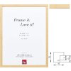 Ефектна дерев’яна рамка з ясеня, профіль 70, з музеївським склом та різними розмірами