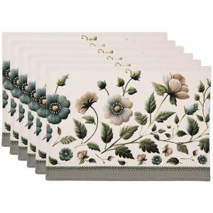 Салфетки Clayre & Eef, 6 шт., 48x33 см, хлопок,...