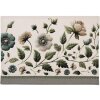 Салфетки Clayre & Eef, 6 шт., 48x33 см, хлопок, бежево-зеленый цветочный узор