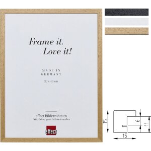 Ефектна деревяна рамка Profil 2330 з масивного дерева,...