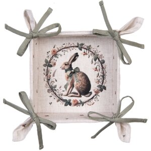 Корзина для хлеба Clayre & Eef 35x35x8 см,...