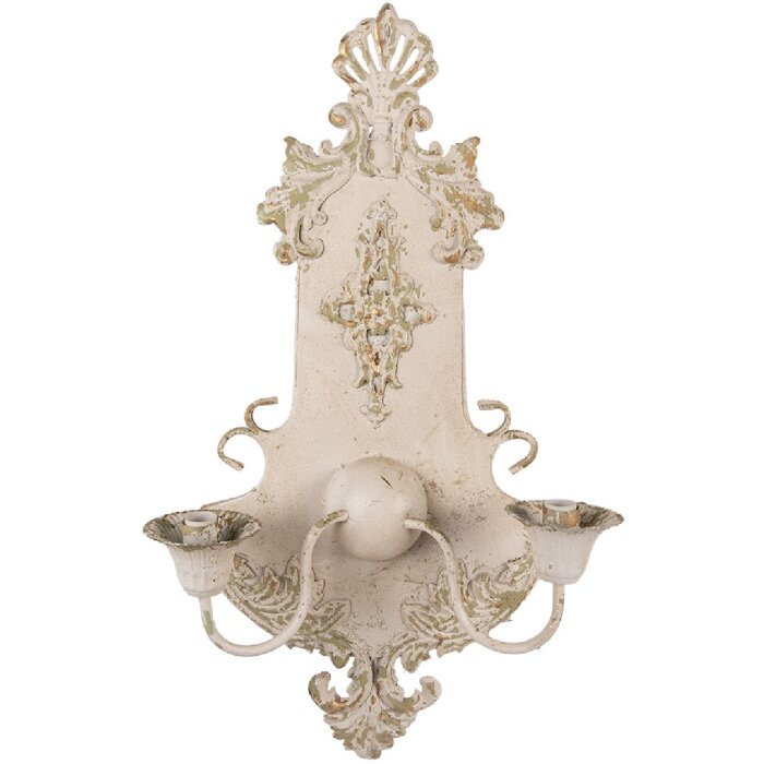 Потолочная лампа Clayre & Eef 5LMP380 40x18x70 см бежево-зеленая E14 max 2x25 Вт