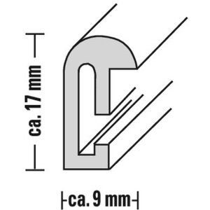 Hama фоторамка Sevilla, чорна, 60 x 80 см