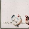 Салфетки Clayre & Eef BYC40, 6 шт., 48x33 см, с мотивом куриц