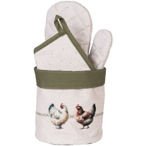 Корзина для хлеба Clayre & Eef Ø 15x16 см, бежево-коричневая