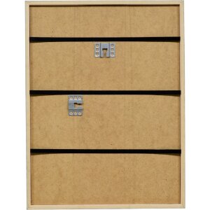 Фоторамка з дерева, неоново-блакитний профіль, 7х10 см, з музеєвим склом