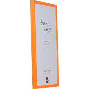 Рамка з дерева Profil неоново-помаранчева 23x70 см з акриловим склом